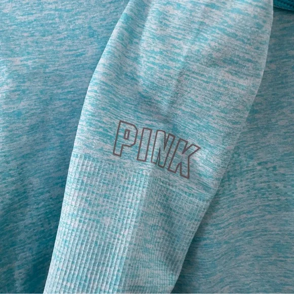 PINK Victoria's Secret Light Blue Long Sleeve Top - Picture 5 of 6